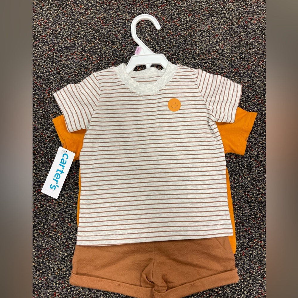 Carters 3 piece boys 9 months outfit